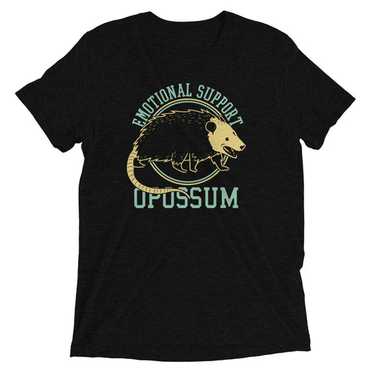 Emotional Support Opossum Men's Tri-Blend Tee