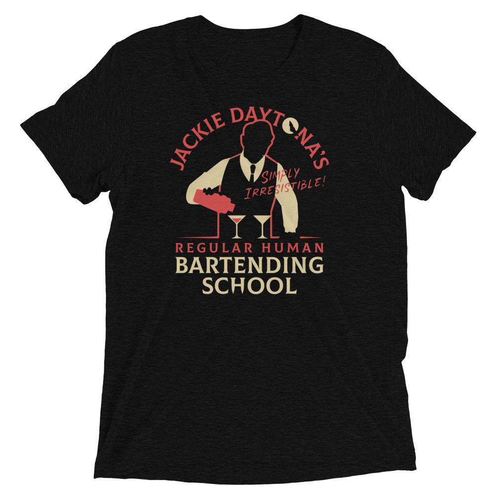 Regular Human Bartending School Men's Tri-Blend Tee