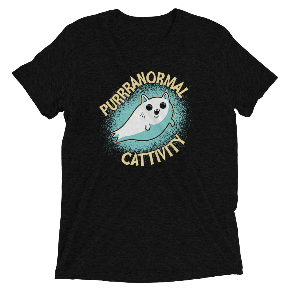 Purrranormal Cattivity Men's Tri-Blend Tee