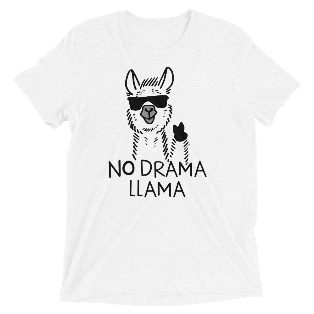 No Drama Llama Men's Tri-Blend Tee