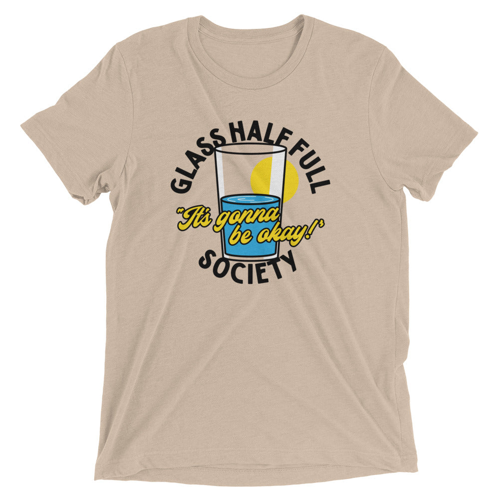 Glass Half Full Society Men's Tri-Blend Tee