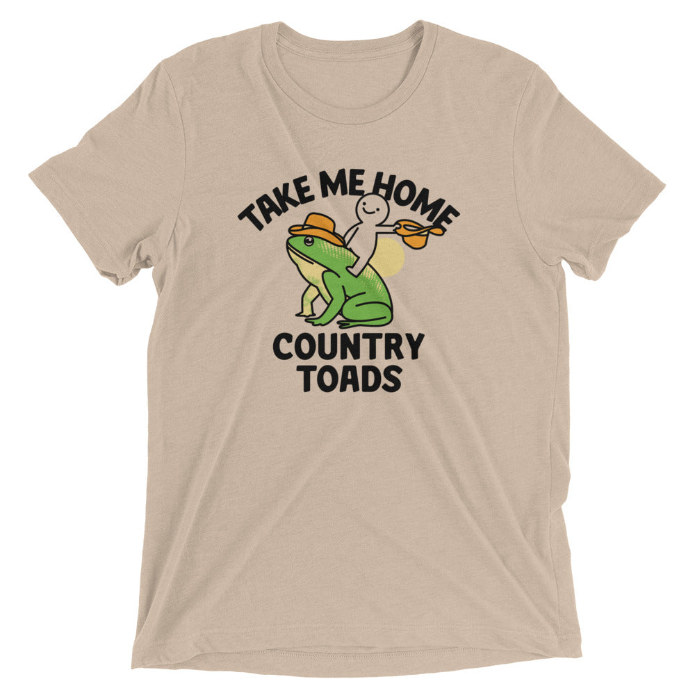 Take Me Home Country Toads Men's Tri-Blend Tee