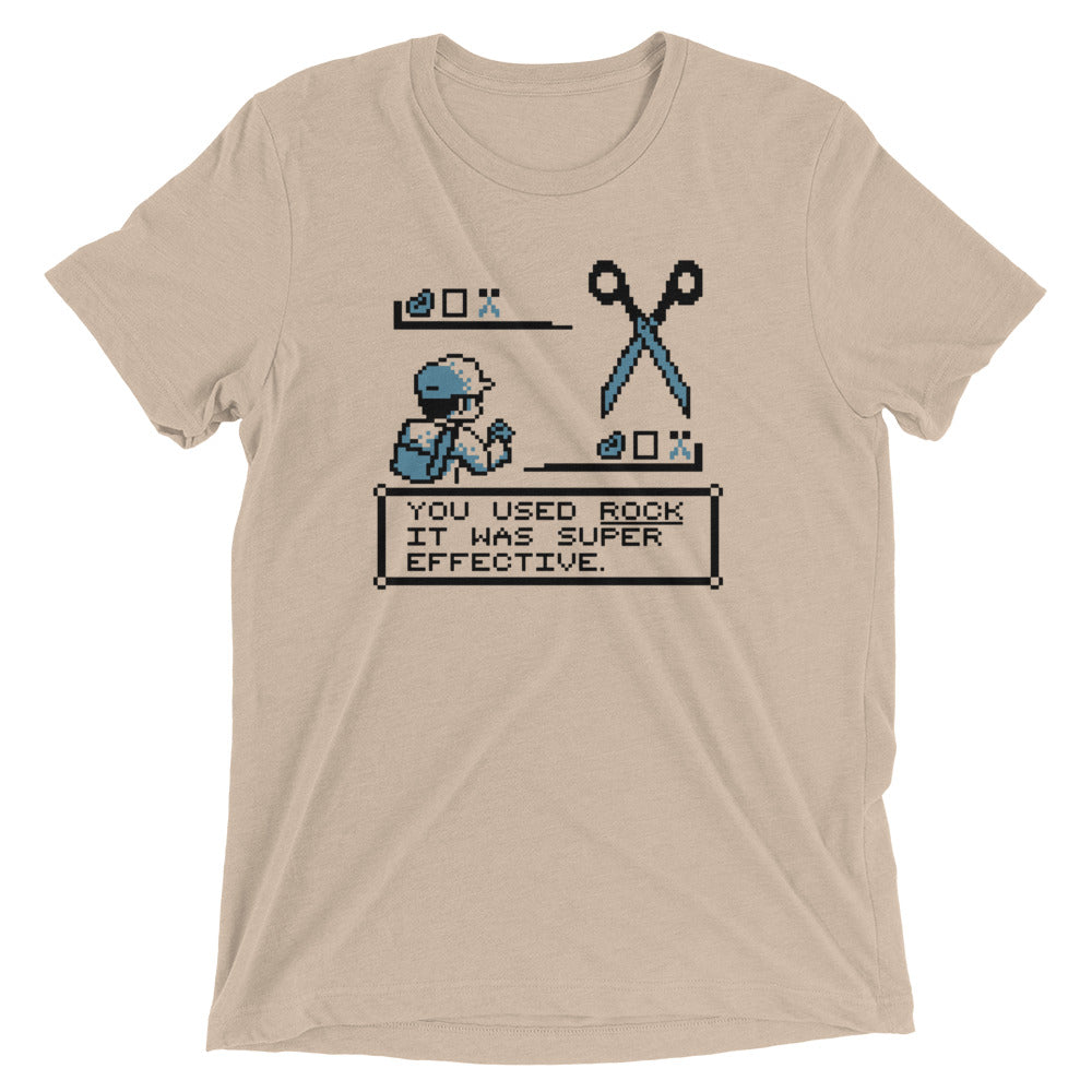 Rock Paper Scissors Battle Men's Tri-Blend Tee