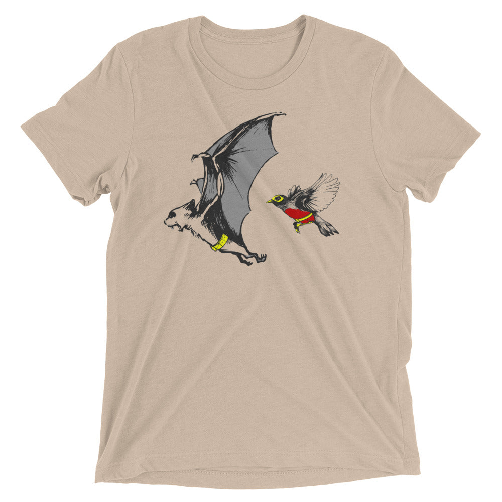 Bat and Robin Men's Tri-Blend Tee