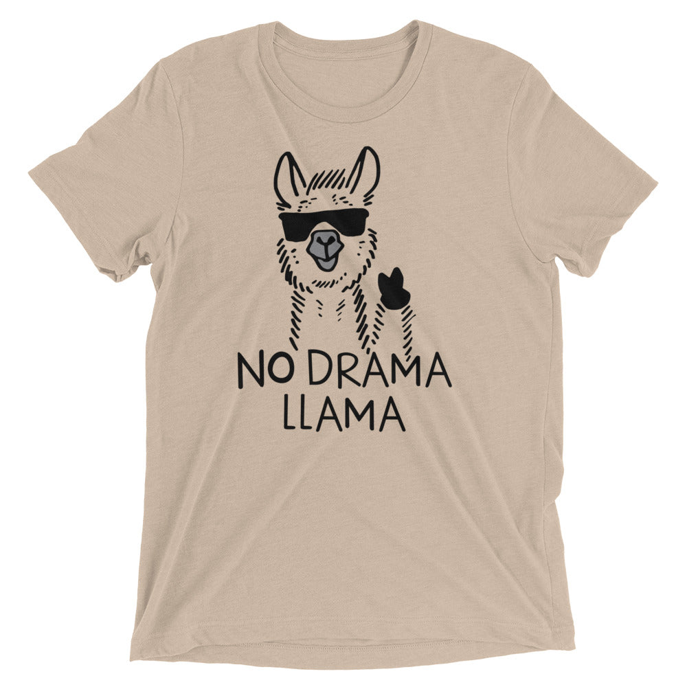 No Drama Llama Men's Tri-Blend Tee