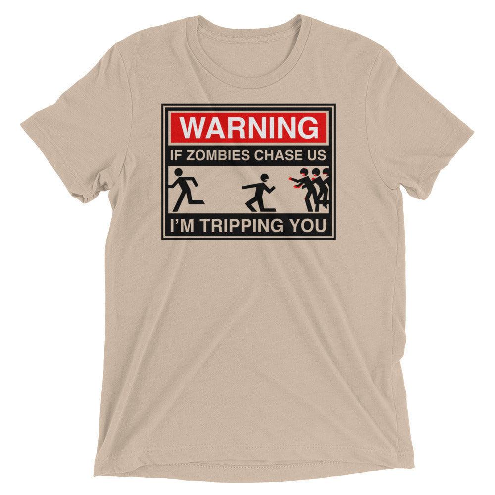 If Zombies Chase Us Men's Tri-Blend Tee