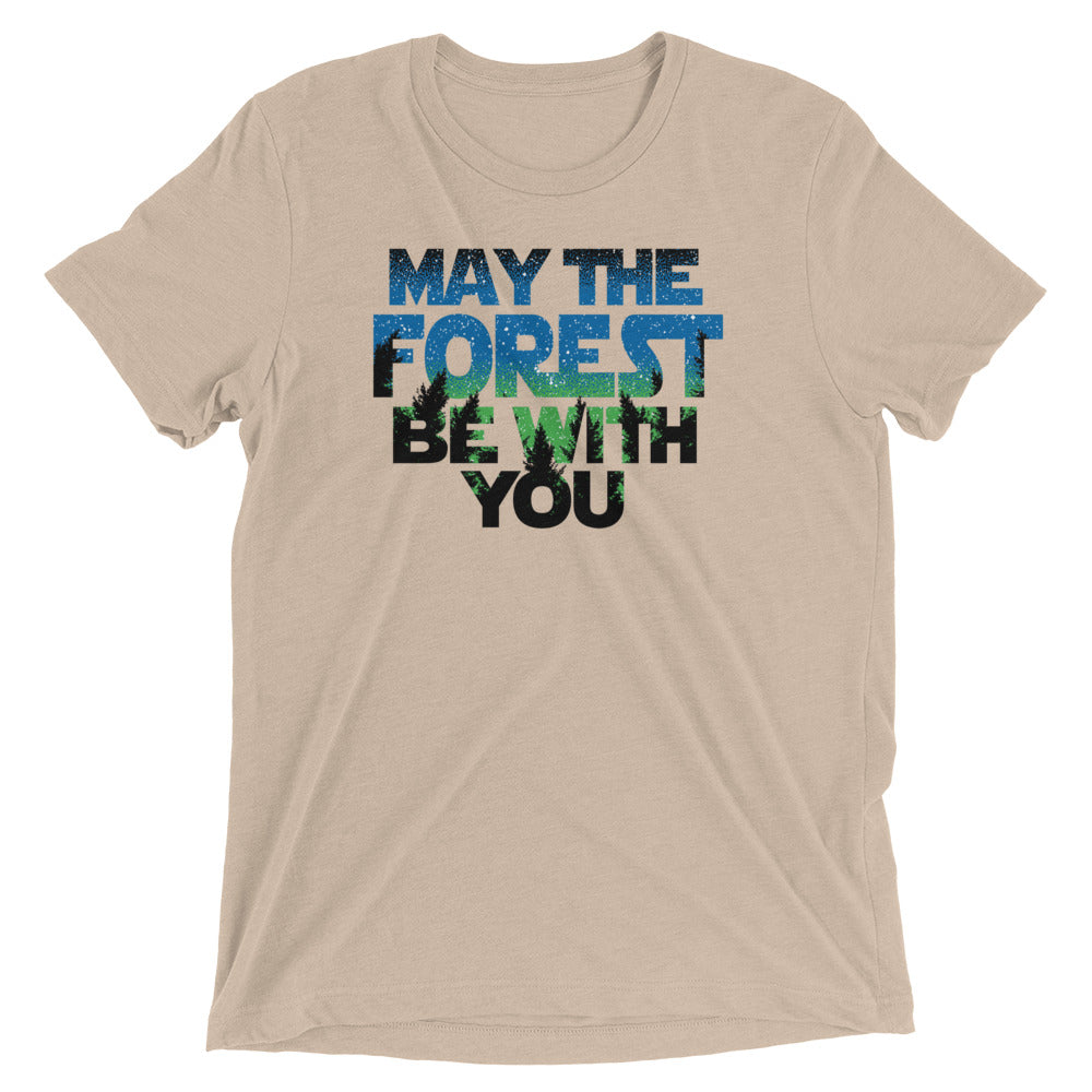 May The Forest Be With You Men's Tri-Blend Tee