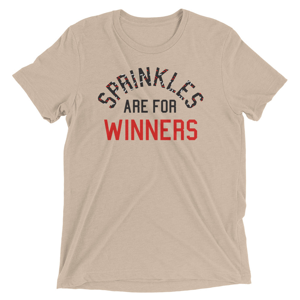 Sprinkles Are For Winners Men's Tri-Blend Tee