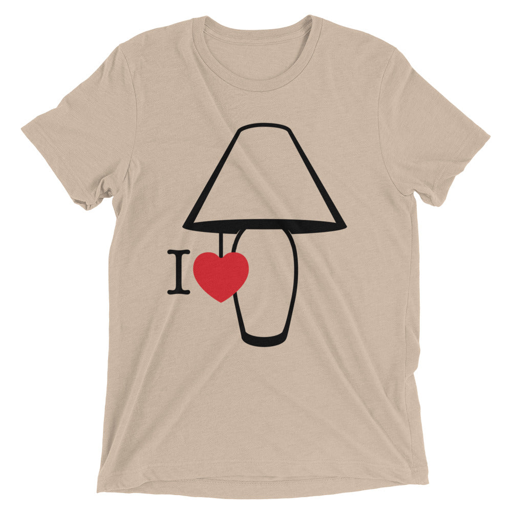 I Love Lamp Men's Tri-Blend Tee