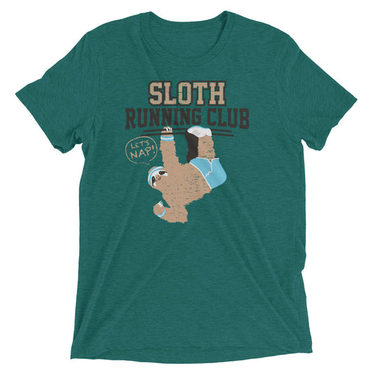 Sloth Running Club Men's Tri-Blend Tee