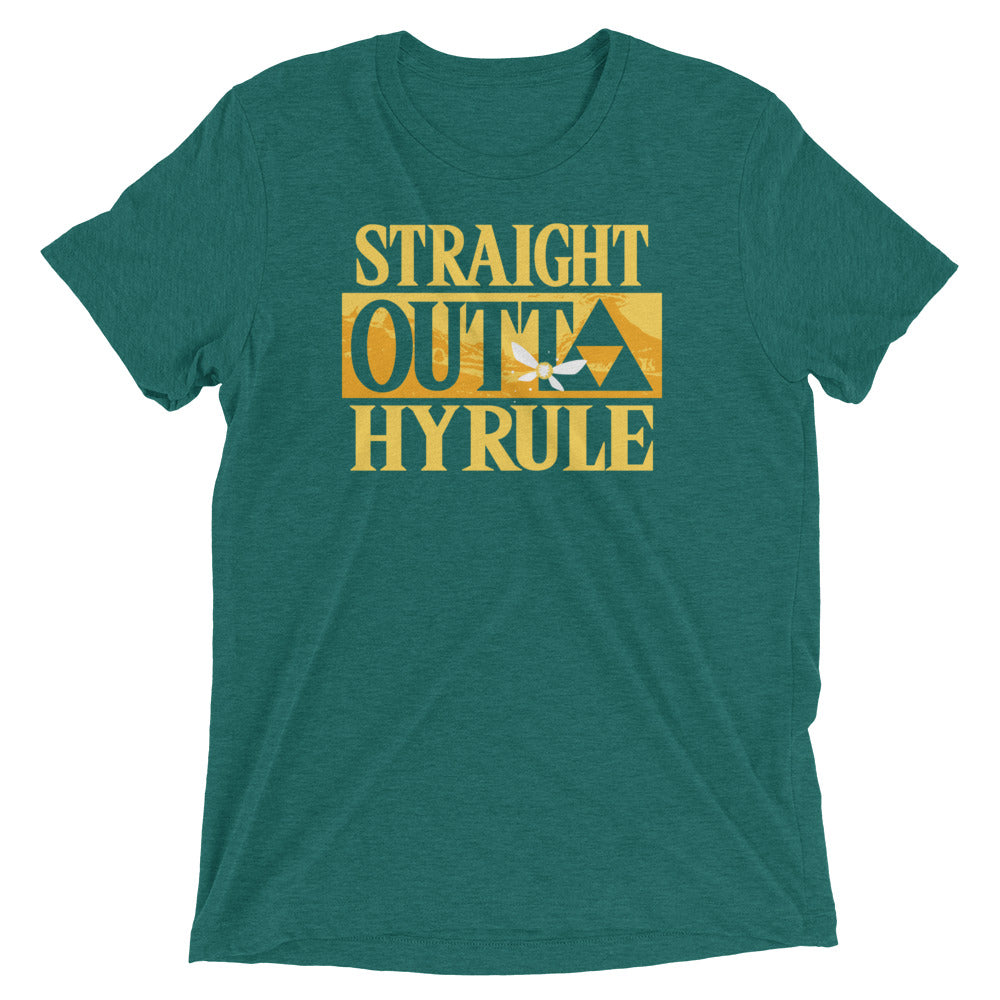 Straight Outta Hyrule Men's Tri-Blend Tee