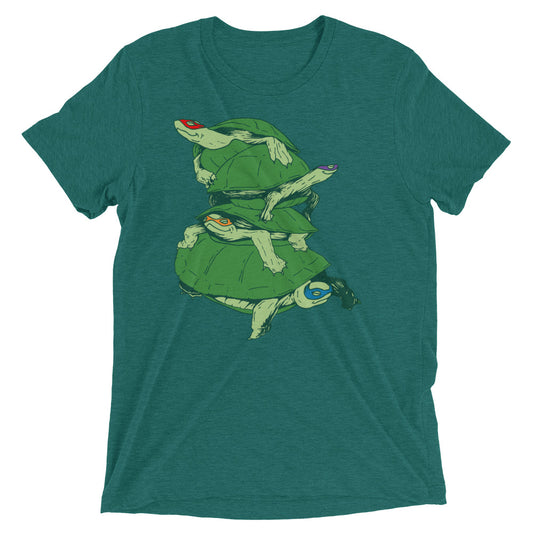 Masked Turtles Men's Tri-Blend Tee