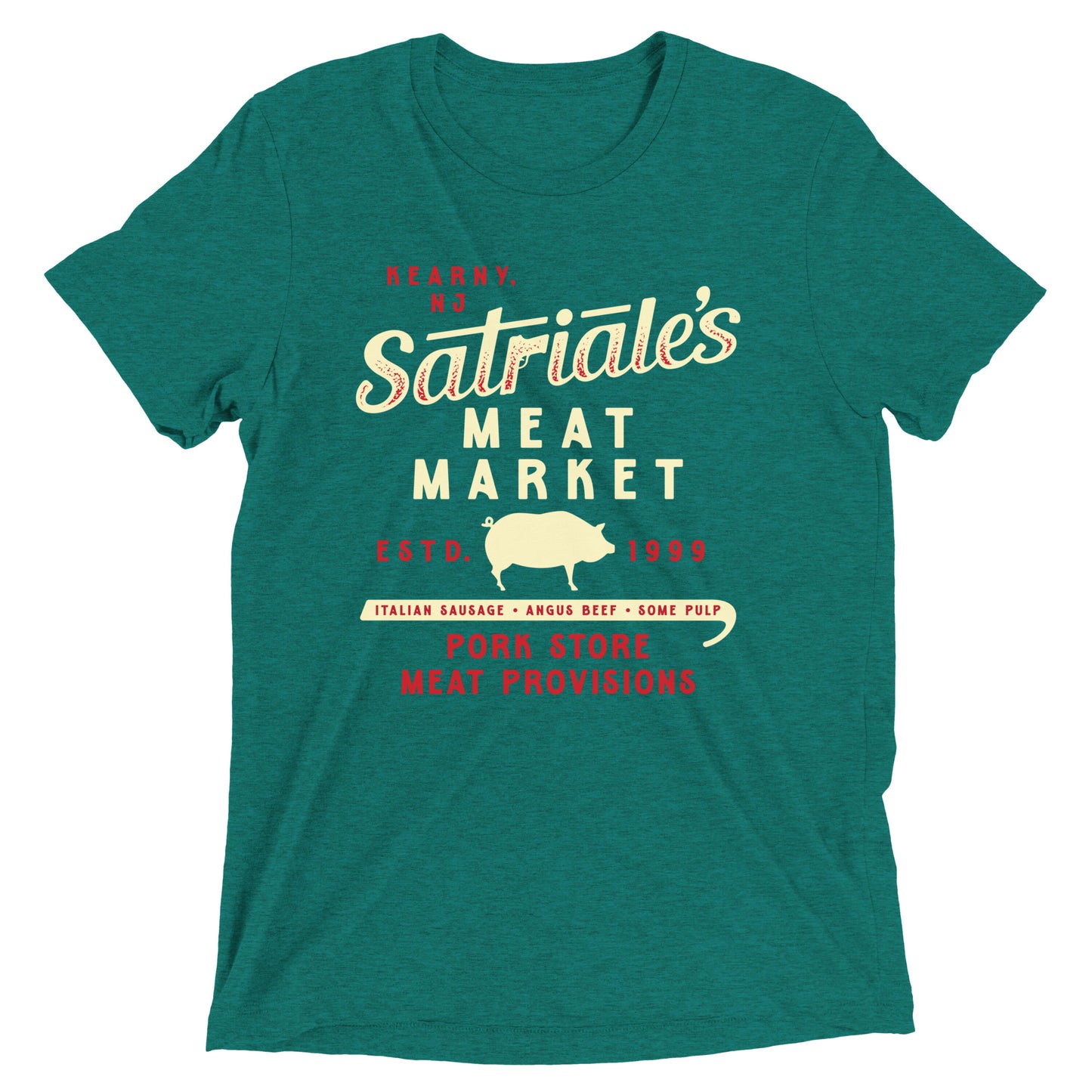 Satriale's Meat Market Men's Tri-Blend Tee