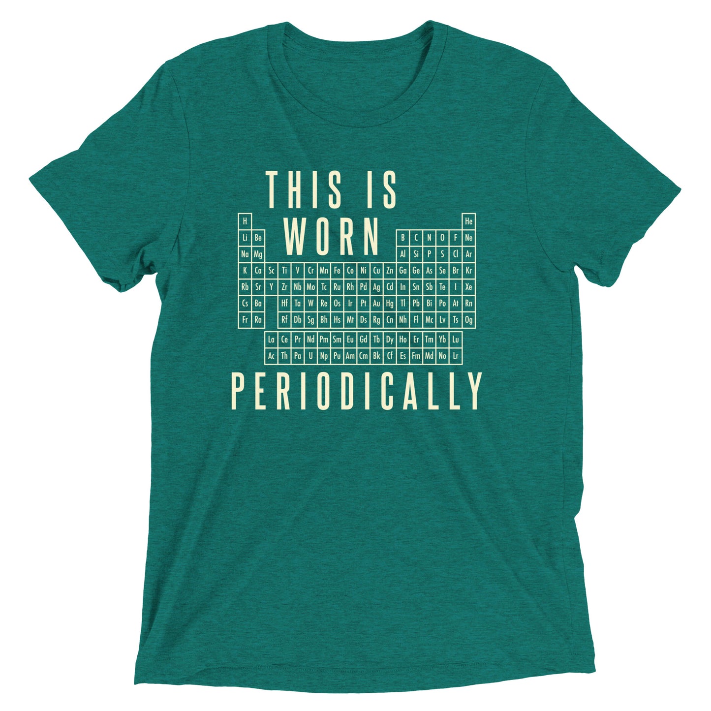 This Is Worn Periodically Men's Tri-Blend Tee