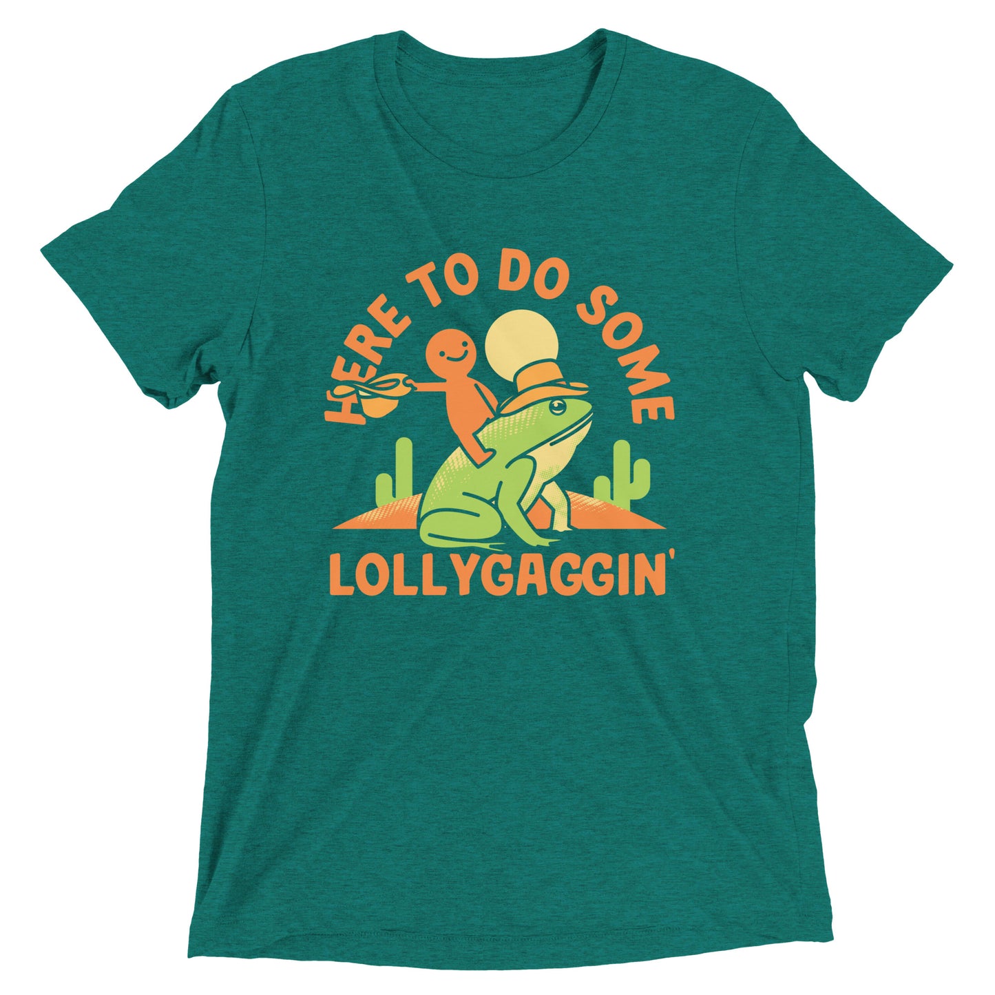 Here To Do Some Lollygaggin Men's Tri-Blend Tee