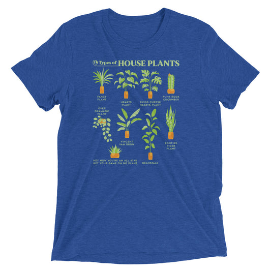 Types Of House Plants Men's Tri-Blend Tee