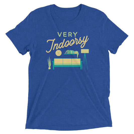 Very Indoorsy Men's Tri-Blend Tee