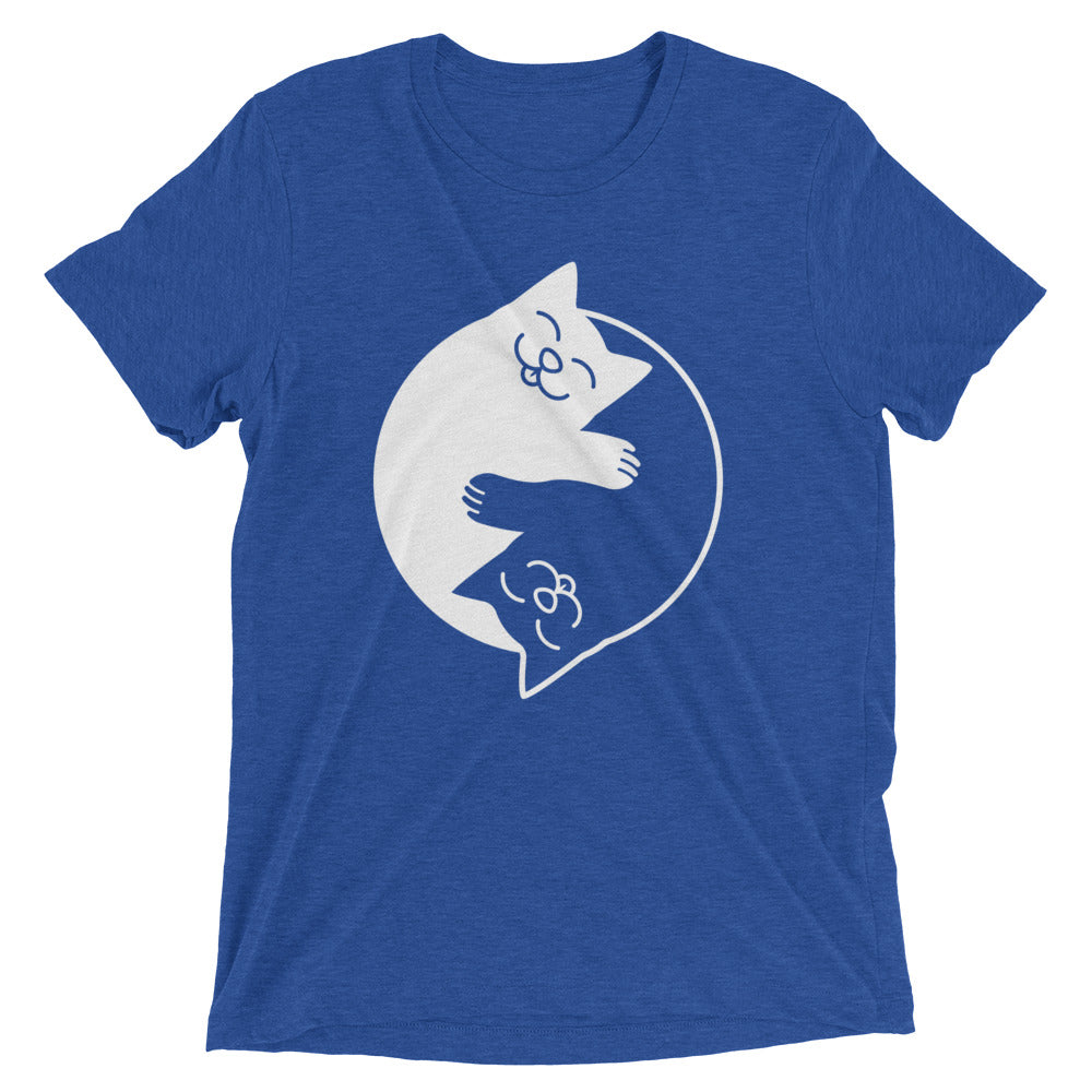 Yin Yang Cats Men's Tri-Blend Tee