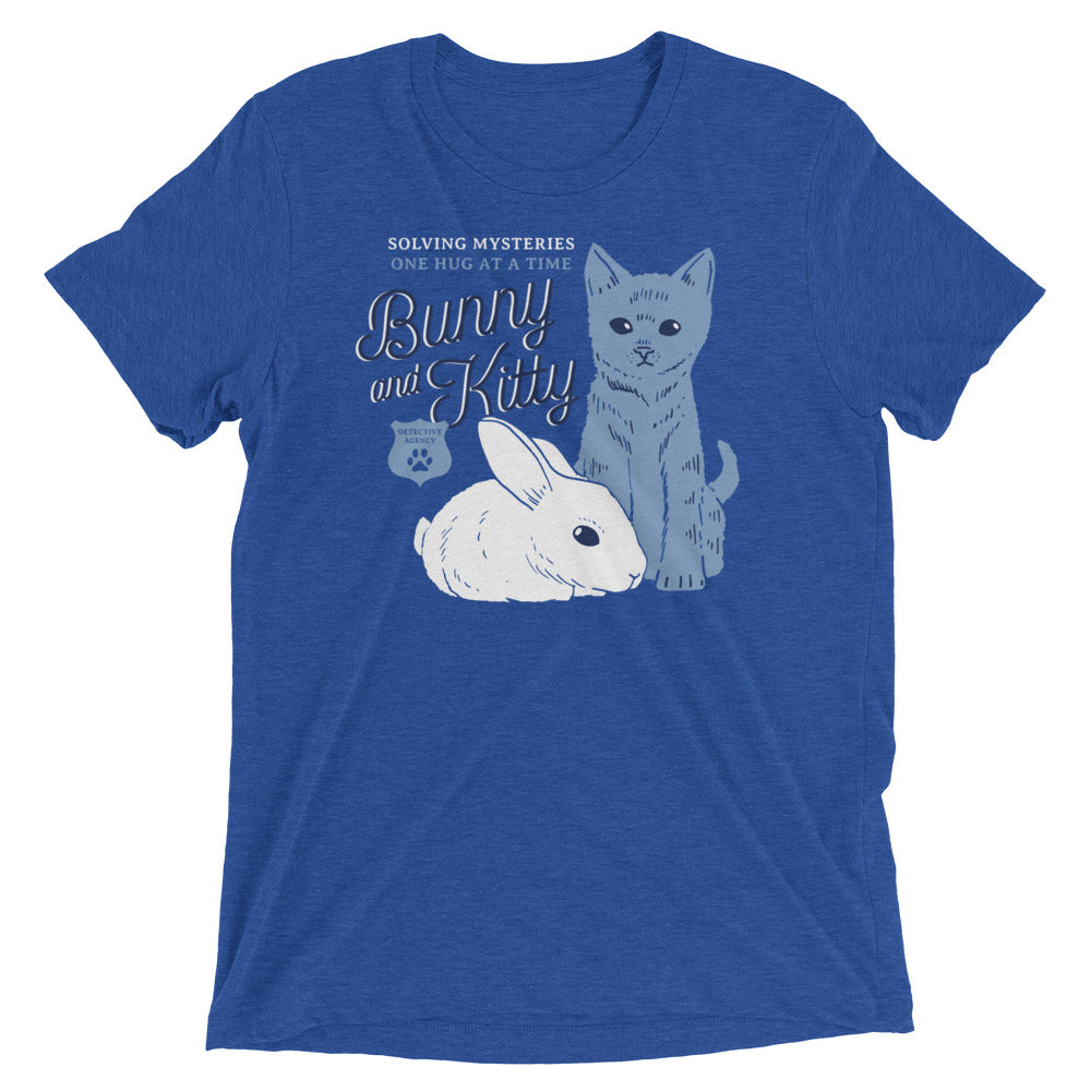 Bunny And Kitty Men's Tri-Blend Tee