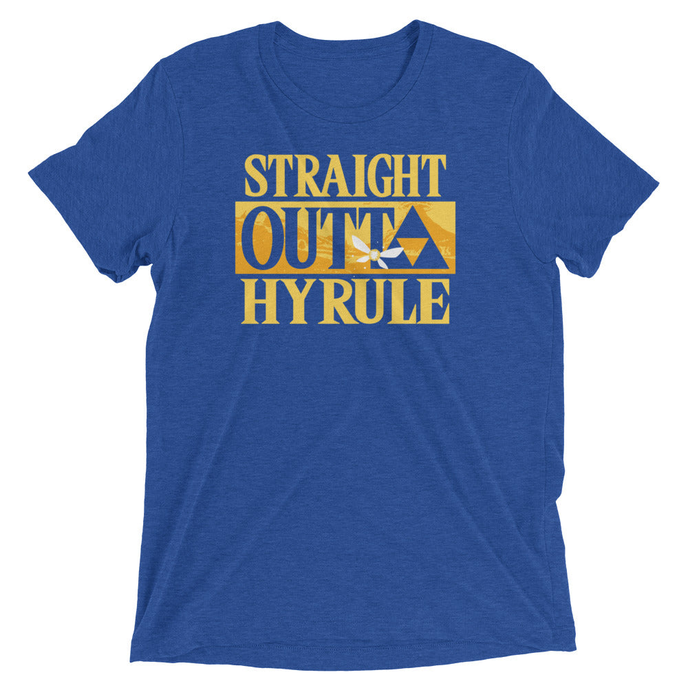 Straight Outta Hyrule Men's Tri-Blend Tee