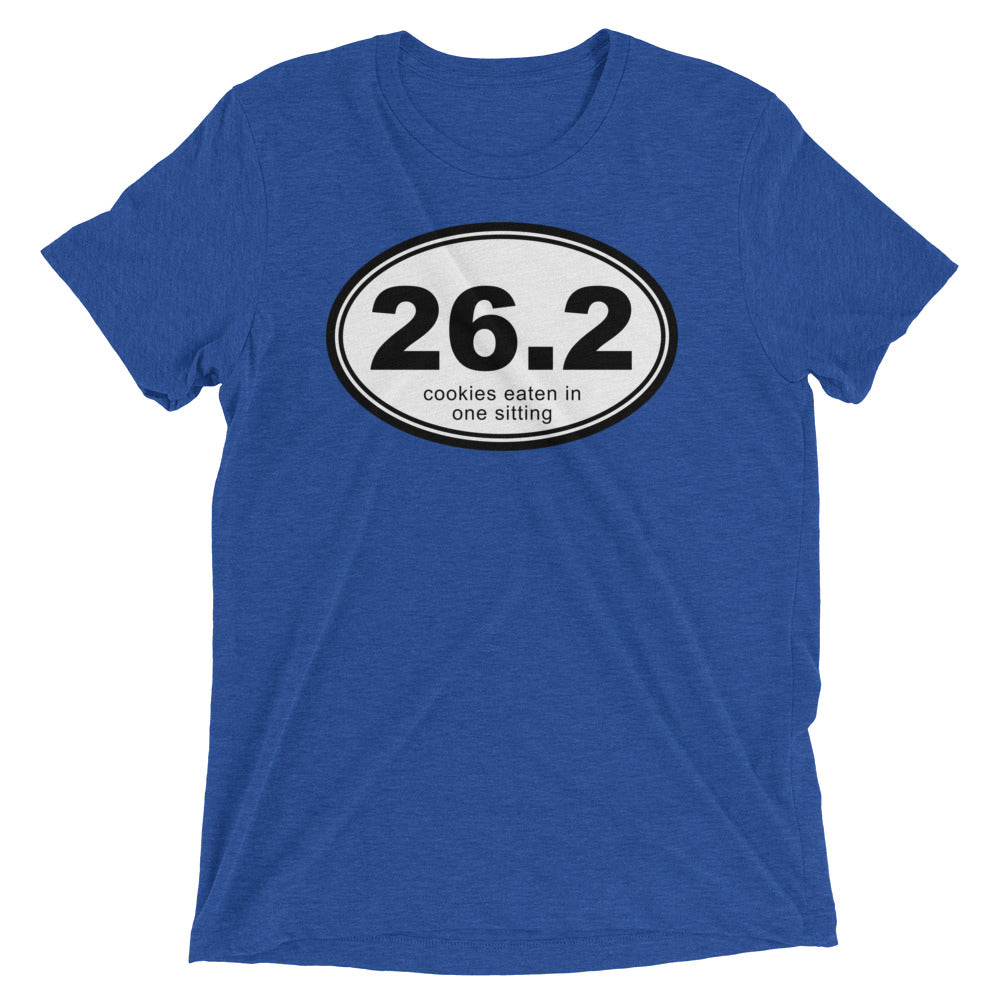 26.2 Cookies Eaten In One Sitting Men's Tri-Blend Tee