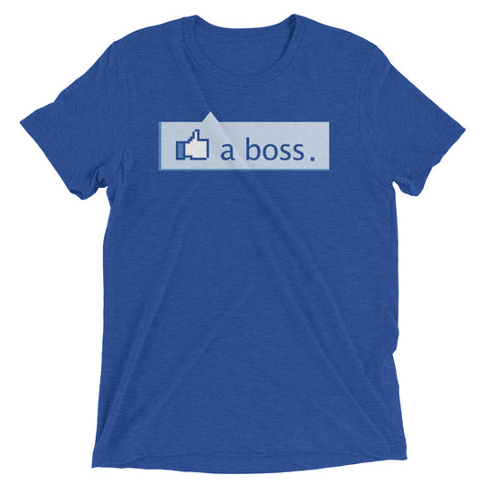 Like A Boss Thumbs Up Men's Tri-Blend Tee