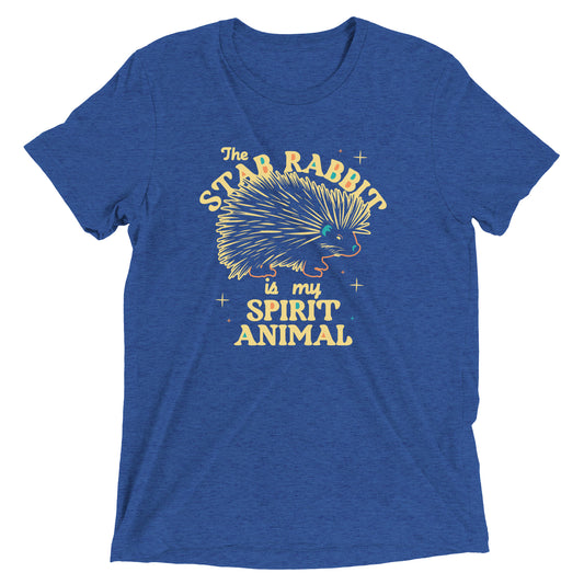 The Stab Rabbit Is My Spirit Animal Men's Tri-Blend Tee