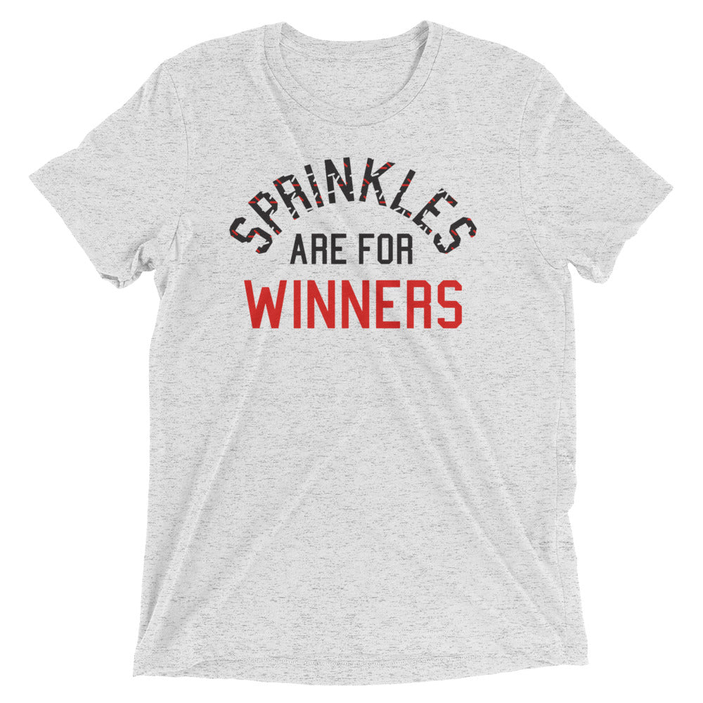 Sprinkles Are For Winners Men's Tri-Blend Tee