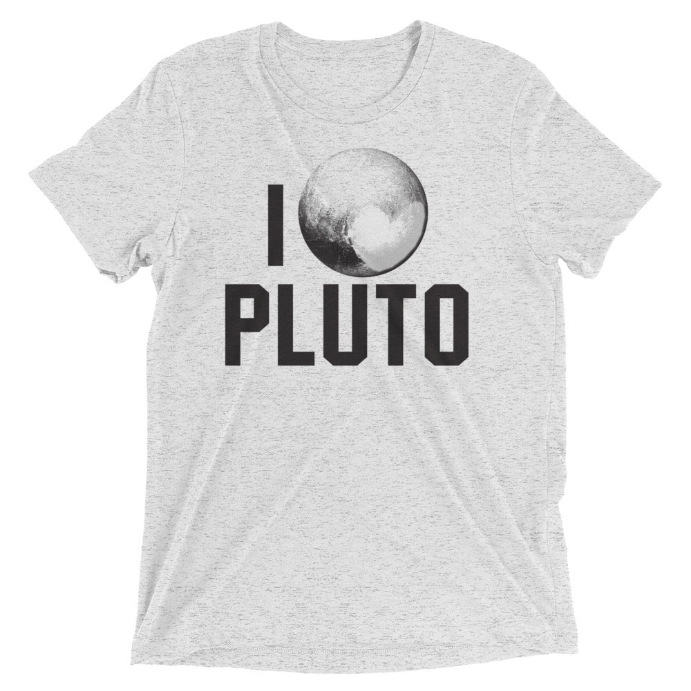 I Heart Pluto Men's Tri-Blend Tee