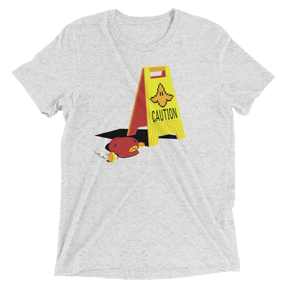 Caution Banana Men's Tri-Blend Tee