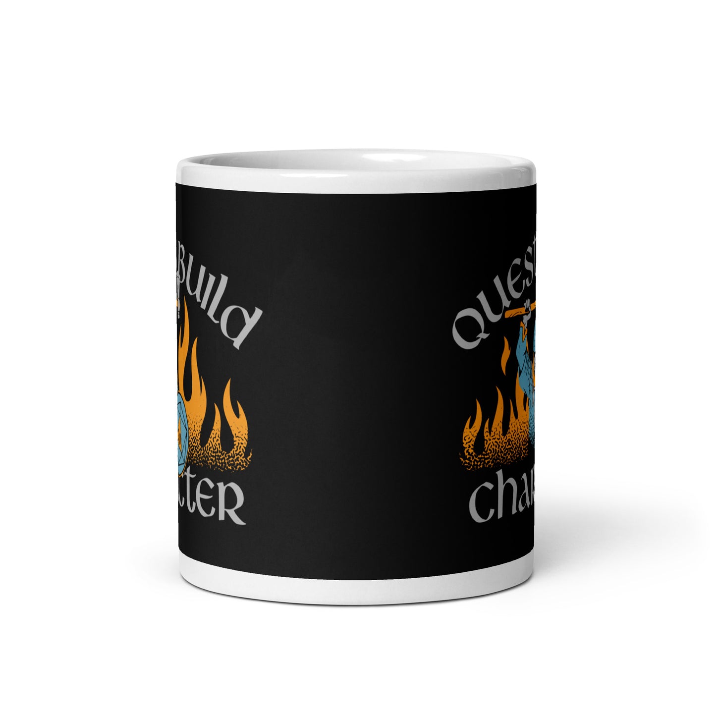 Quests Build Character Mug