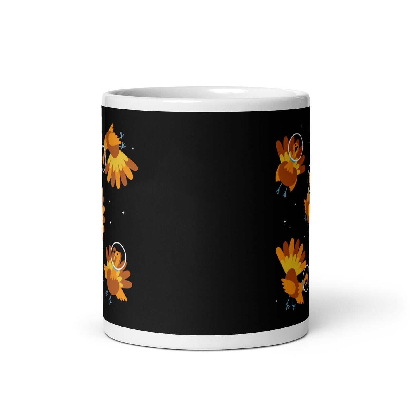 Turkeys In Space Mug