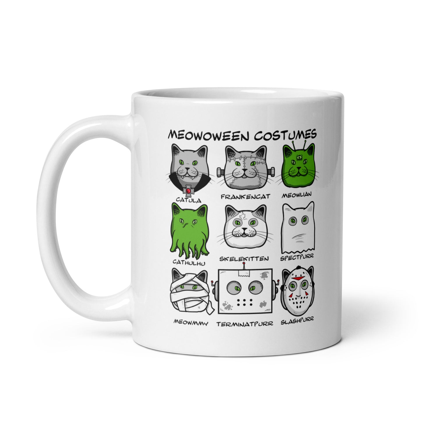 Meowoween Costumes Mug