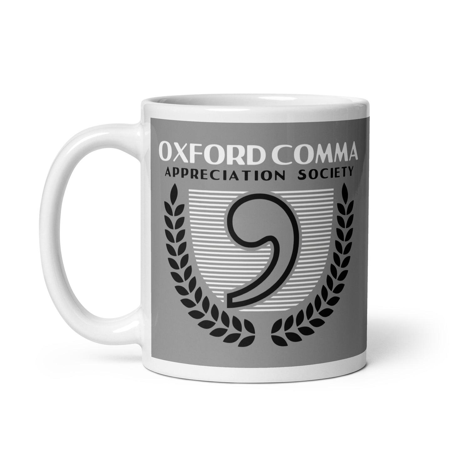 Oxford Comma Appreciation Society Mug