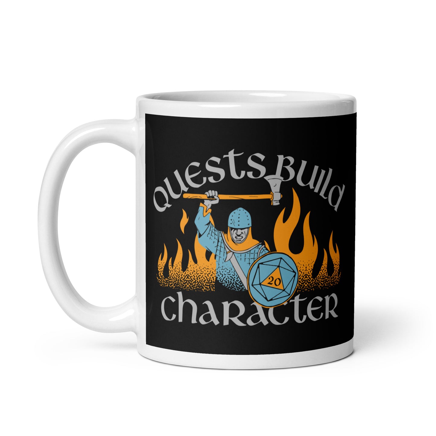 Quests Build Character Mug