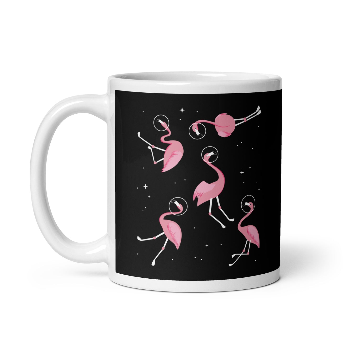 Flamingos In Space Mug