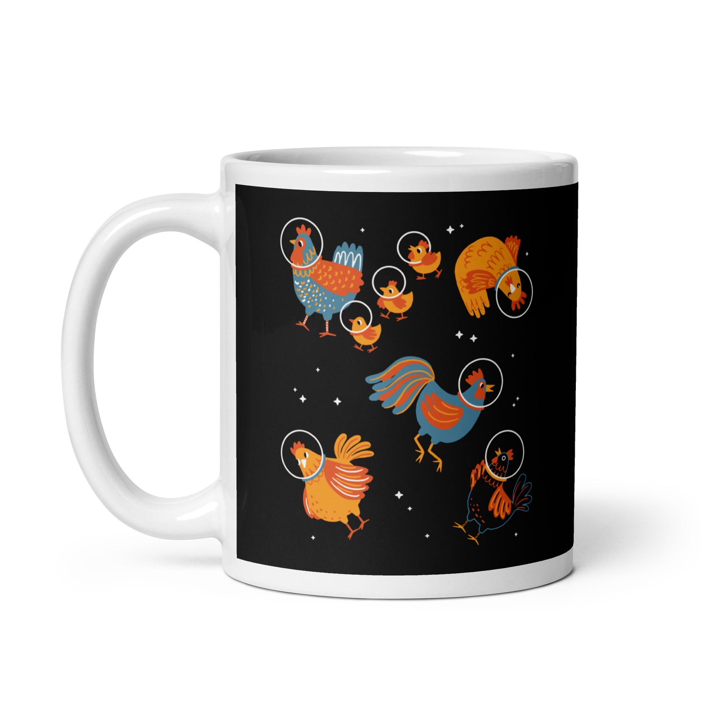 Chickens In Space Mug