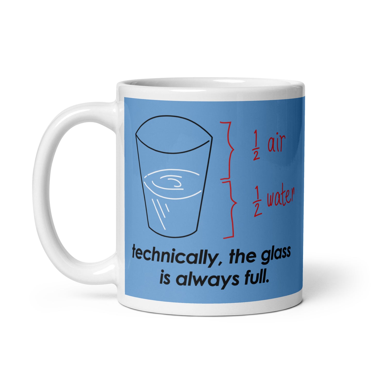 Technically, The Glass Is Always Full Mug