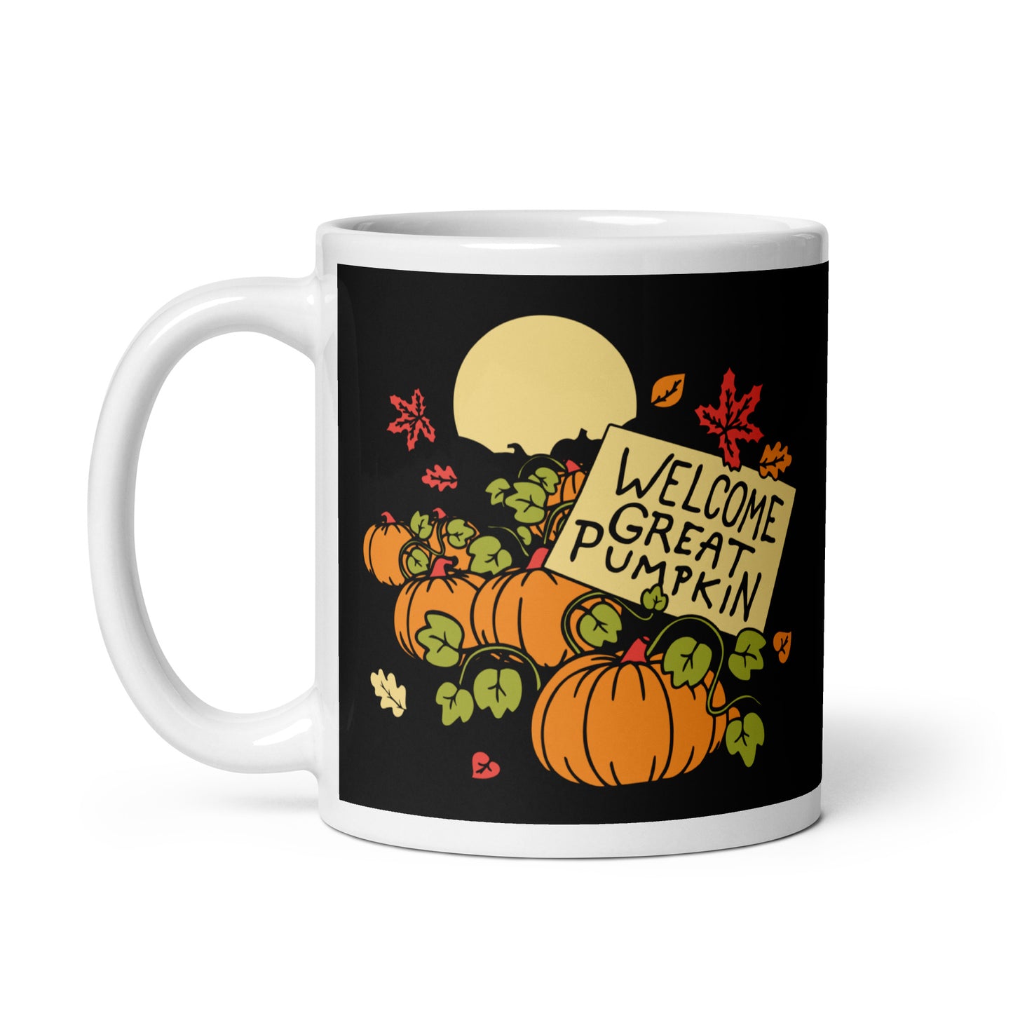 Welcome Great Pumpkin Mug