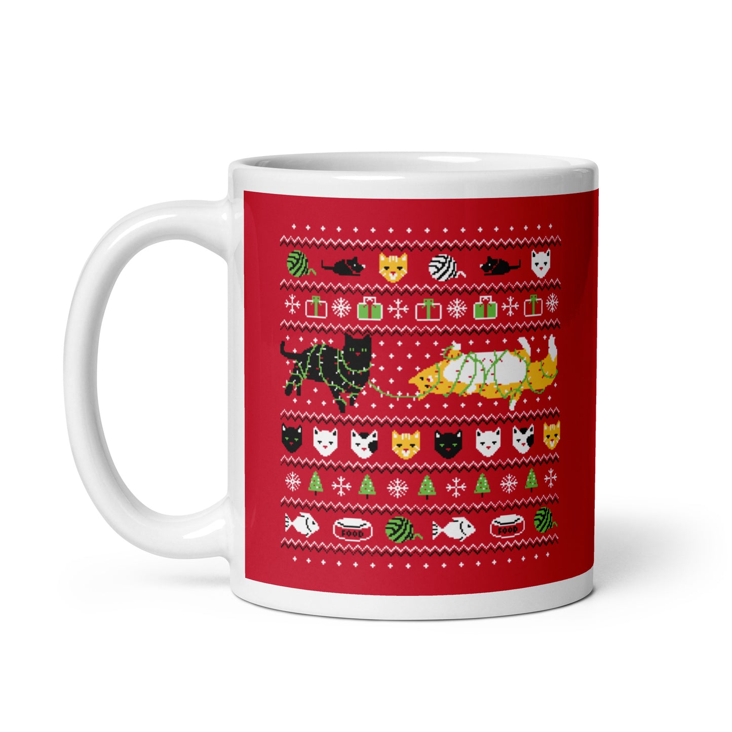 Ugly Cat Sweater Mug