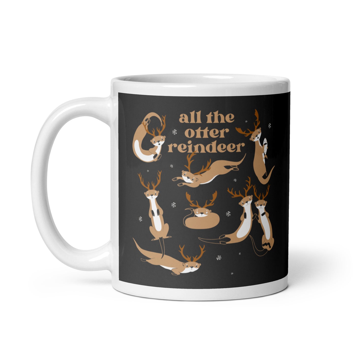 All The Otter Reindeer Mug