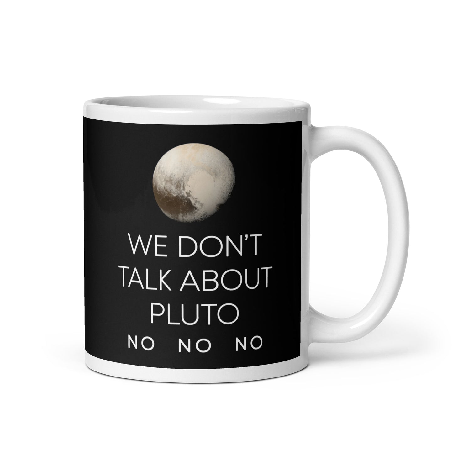 We Don't Talk About Pluto Mug