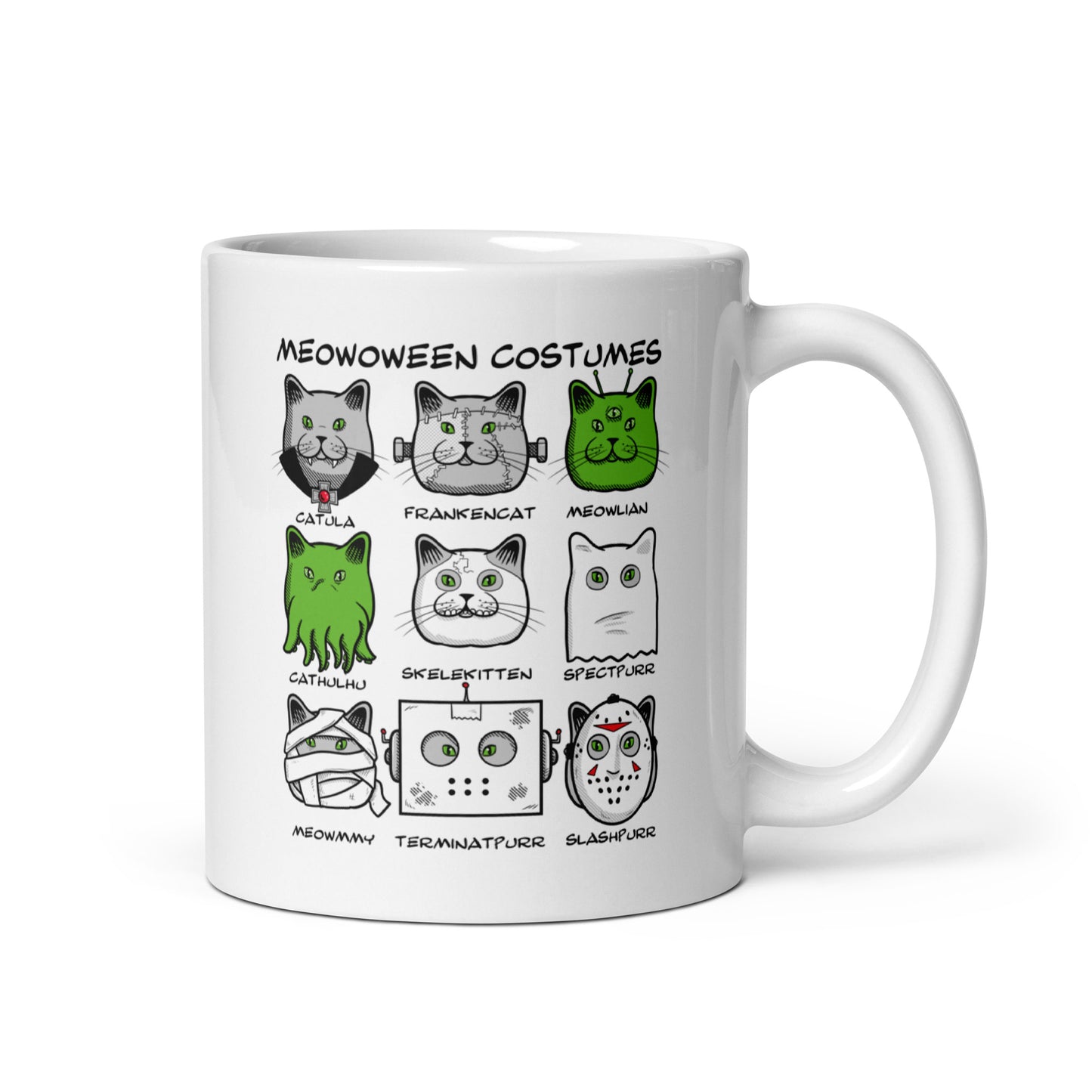 Meowoween Costumes Mug