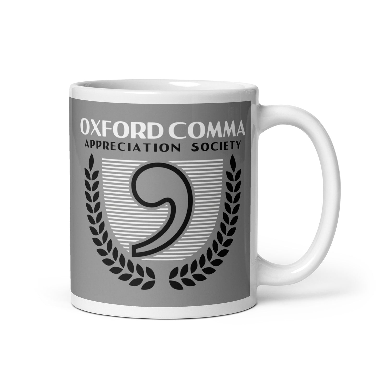 Oxford Comma Appreciation Society Mug