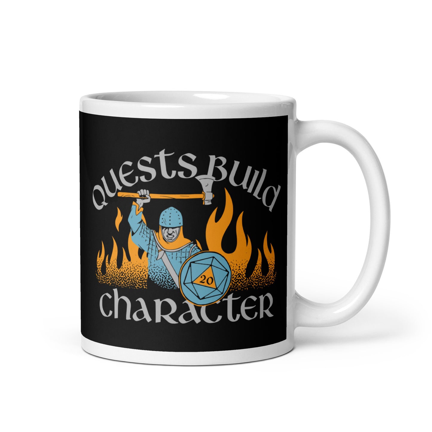 Quests Build Character Mug