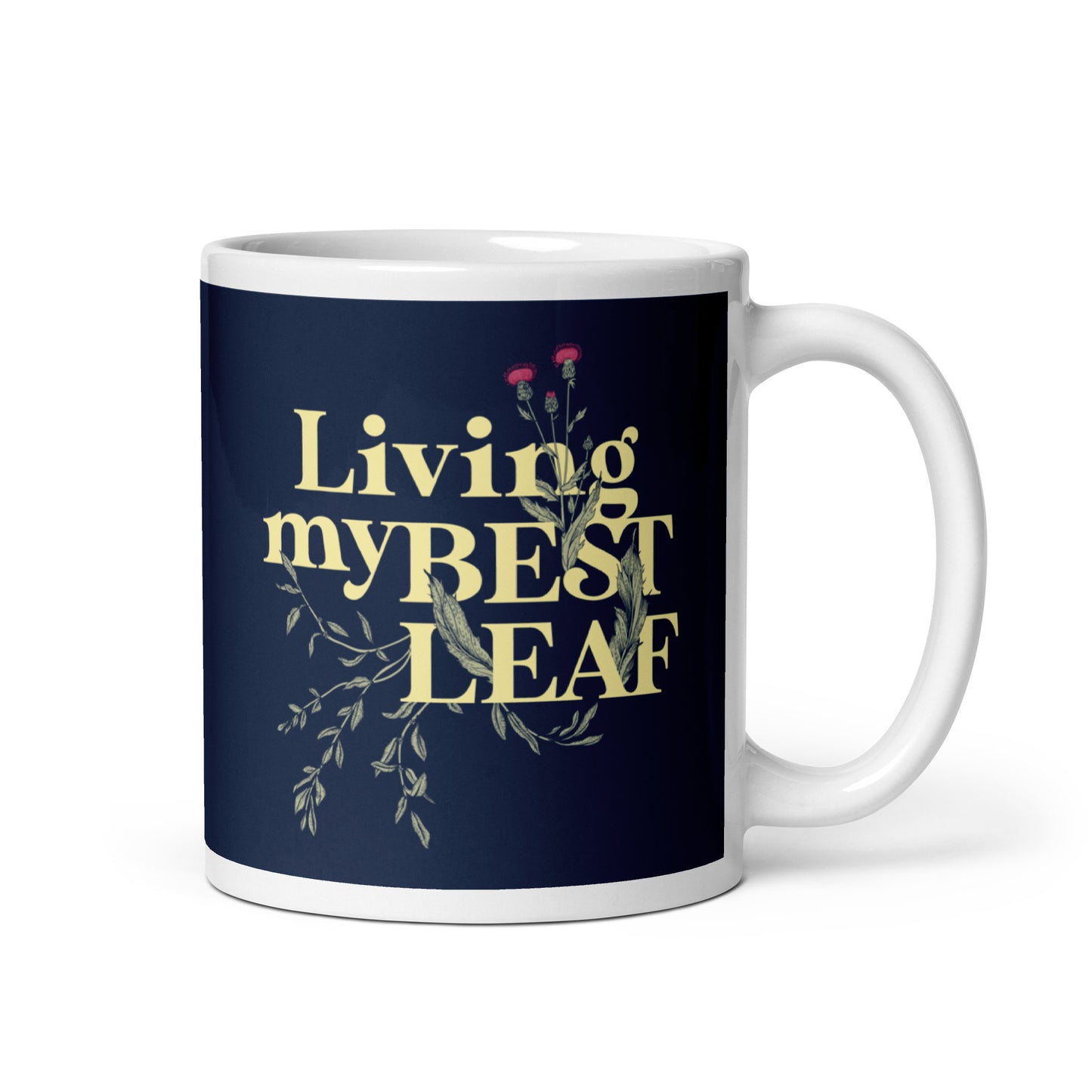 Living My Best Leaf Mug