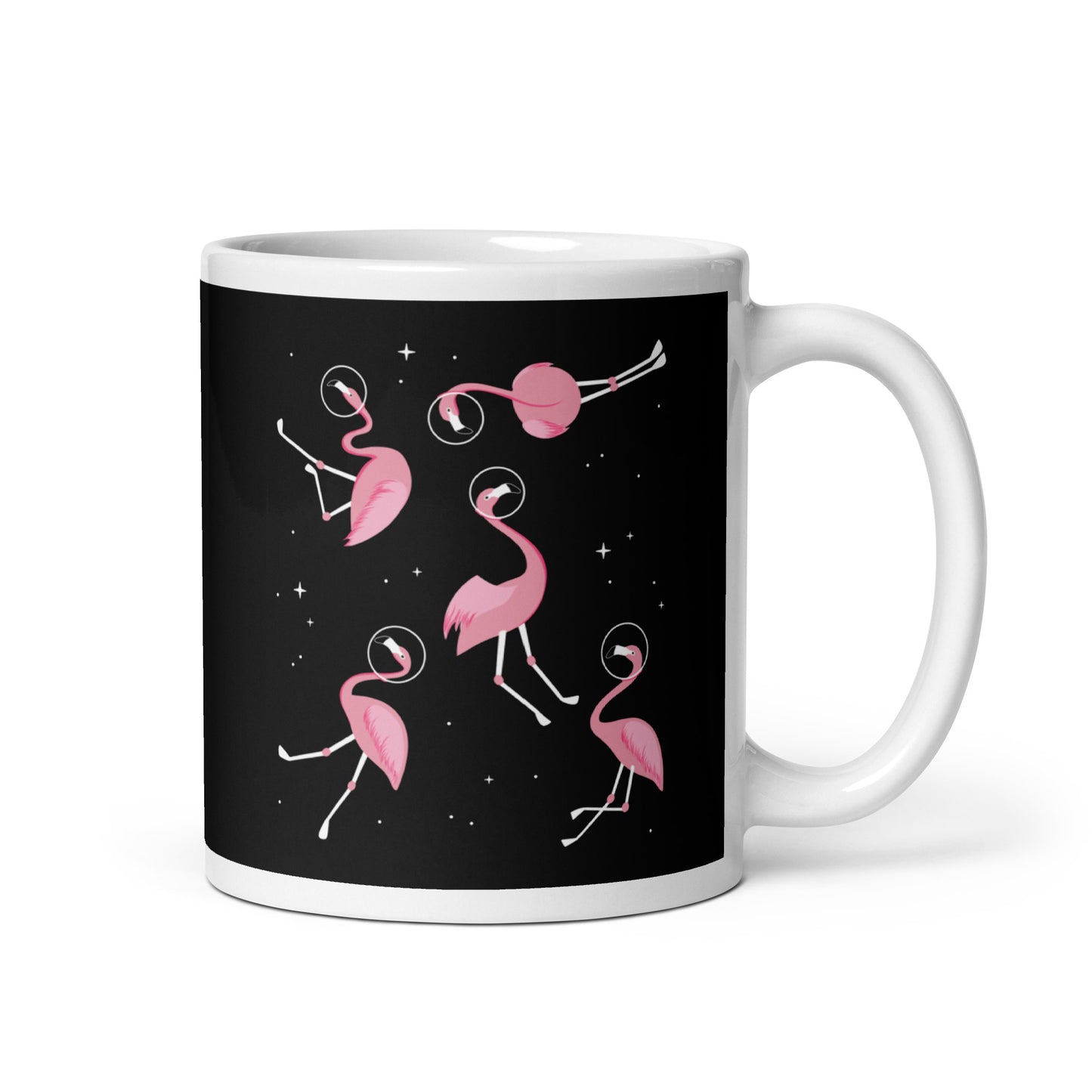 Flamingos In Space Mug