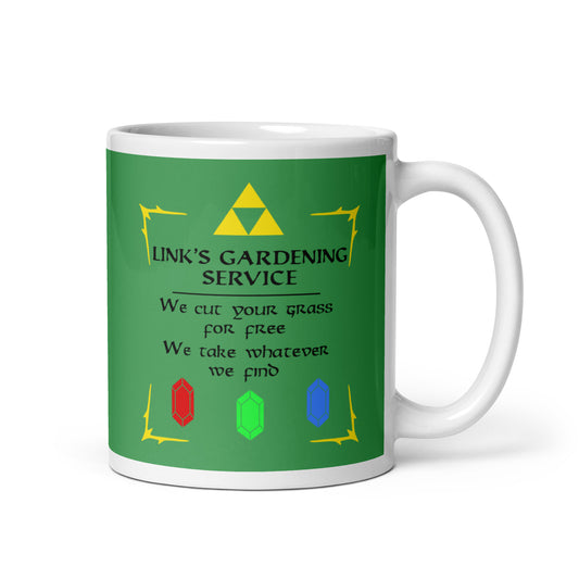 Link's Gardening Service Mug