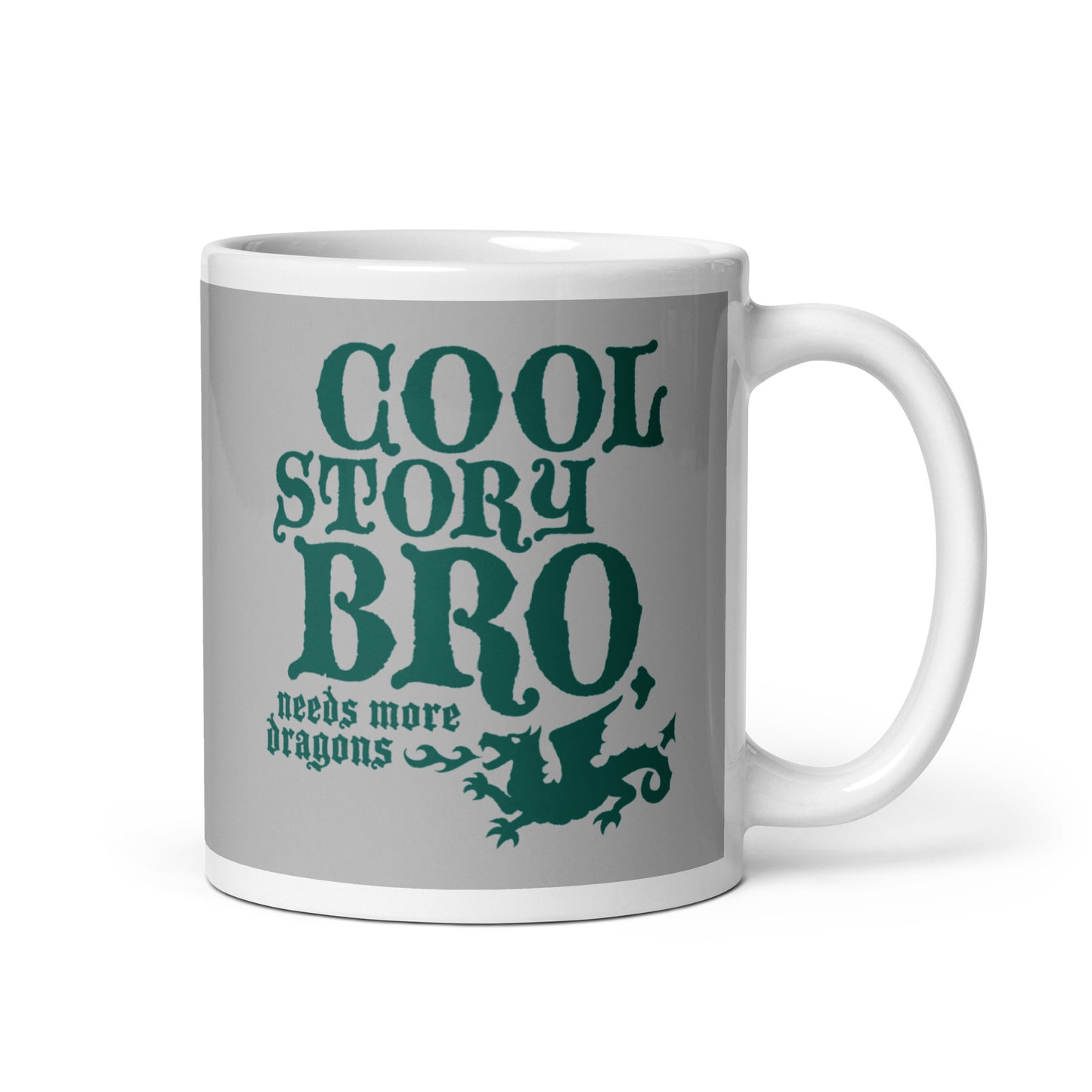 Cool Story Bro, Needs More Dragons Mug