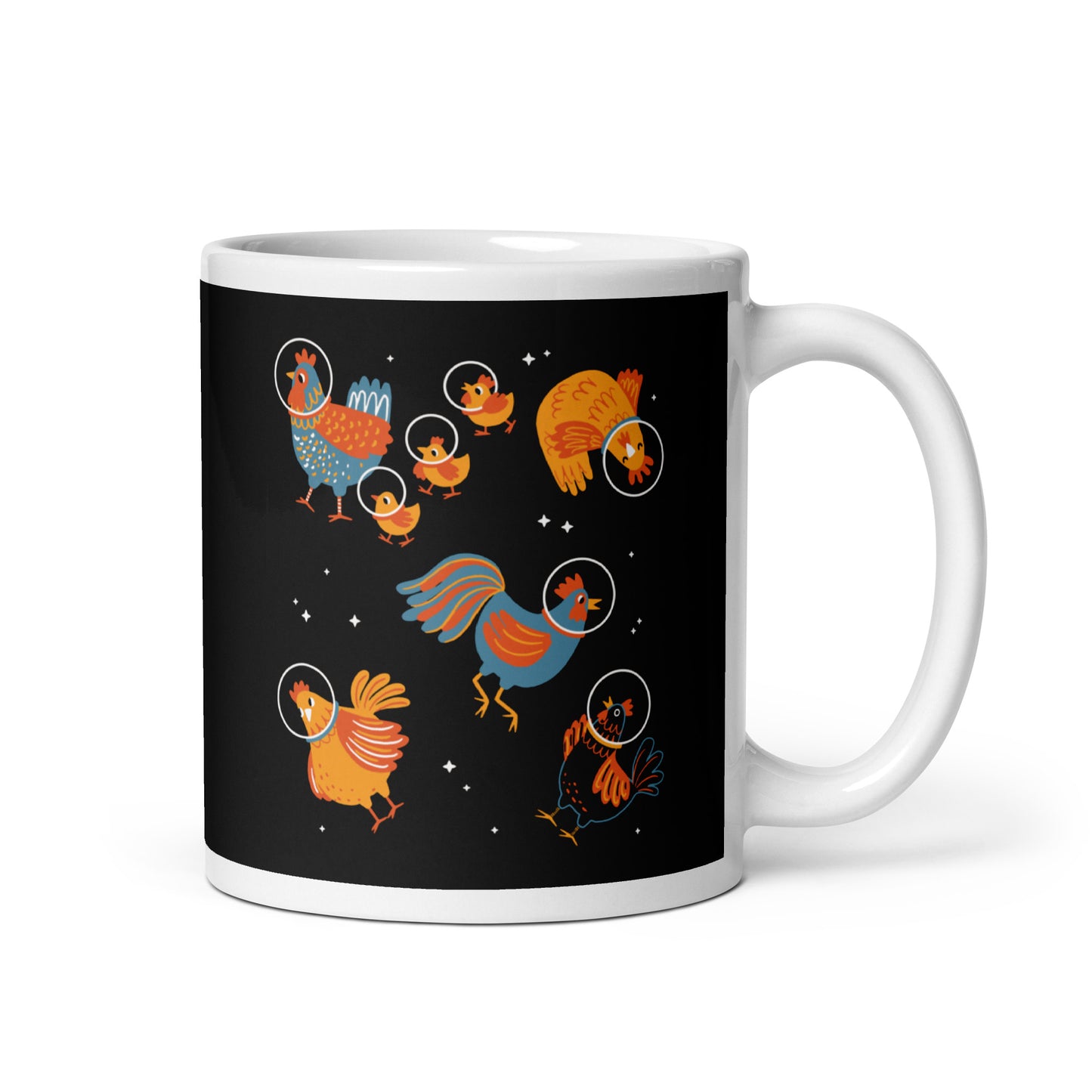 Chickens In Space Mug